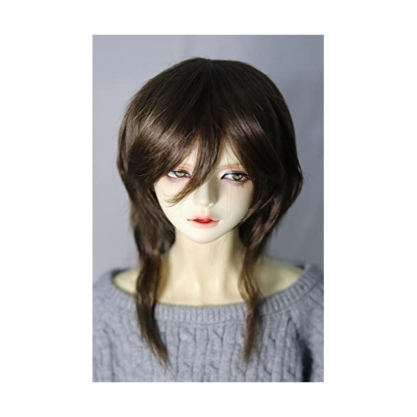 Tita-Doremi Perruque BJD - 1/6 - 15 à 17 cm - Brun foncé - Tête de jouet, poupée YOSD BB LATI perruque uniquement, pas une p