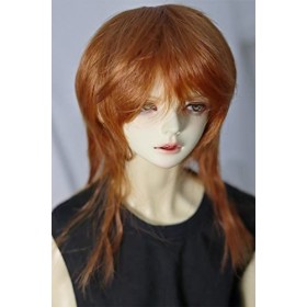 Tita-Doremi Perruque BJD à rotule 1/6 de 15 à 17 cm - Pour poupée YOSD BB LATI - Orange perruque uniquement, pas une poupée 