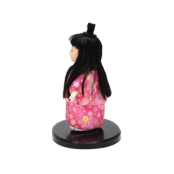 Jolsaawie Course de Coeur 25Cm Fait à la Main PoupéE Japonaise Hinamatsuri Objets de Collection Maison Voiture DéCor IntéRieu