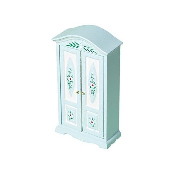 TOYANDONA Modèle De Garde-Robe Imprimé Meubles De Maison Miniature Ornement De Jardin Juste Jouet De Maison De Bricolage Poup