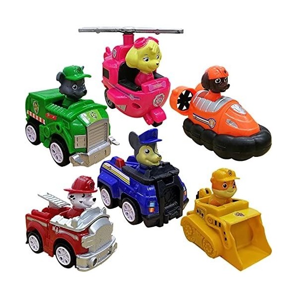 BSNRDX Cartoon Truck Vehicle True Metal Figurines avec Ensemble de Véhicules Jouets en Forme de Voitures Petite Voiture Minia