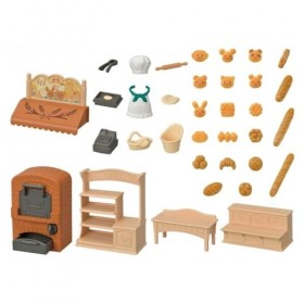 Sylvanian Families - Le coffret boulangerie pour Cosy Cottage - 5536 - Meubles et Accessoires Poupée - Mini Poupées
