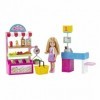 Barbie Famille coffret Supermarché avec mini-poupée Chelsea blonde et plus de 15 accessoires, jouet pour enfant, GTN67