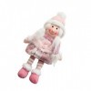 Abaodam 1Pc Fille Rose Poupée GNOME Figurine Poupée en Peluche Garçon Poupée Saint Valentin Peluche Poupée Souple Poupée Joue