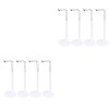 SAFIGLE 8 Pcs Pouces en Plastique Créatif Robe Jouet pour Stand-Base Bricolage Stent Support Rotatif Maison-avec Support De M