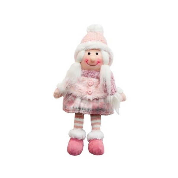 DRESSOOS 1 Pc Poupée Rose Fille Poupée Fille en Peluche Gnomes en Peluche Décorations De Poupées sans Visage Jouet De Poupée 