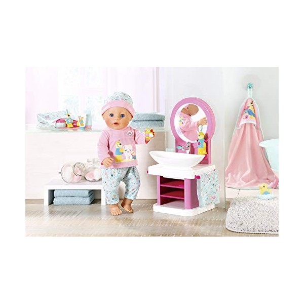 BABY born ensemble lavabo Spa pour Poupée - Jeu Créatif Suscite lEmpathie et Développe les Aptitudes Sociales, pour les Peti