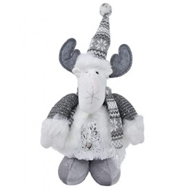 Poupée De Noël, Jouet De Poupée De Noël, Poupée Délan De Noël Rétractable en Polyester, Ornement De Noël, Cadeau, Décoration