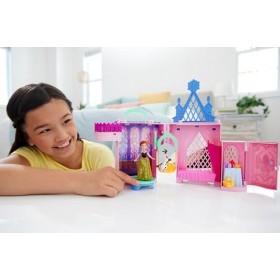 Disney La Reine Des Neiges Coffret Histoire Maison De Poupée Château D’Anna Avec Mini-Poupée Anna, Figurine Olaf Et Accessoir