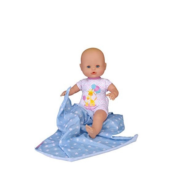Nenuco Newborn - Poupée avec couverture et robe - Poupée avec sons de bébé Famosa 700015452 