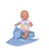 Nenuco Newborn - Poupée avec couverture et robe - Poupée avec sons de bébé Famosa 700015452 