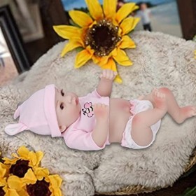 LBEC Poupée simulée, 11 Pouces sans Danger pour la poupée Humaine en Silicone pour Chambre à Coucher de Plus de 3 Ans pour Ch