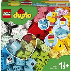 LEGO 10909 Duplo Classic La Boîte Coeur, Jouet Éducatif, Briques de Construction pour Bébé