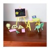 1 Set Dollhouse Doll School Nursery Blackboard Chair Table Desk Furniture for Sister Doll for Simba Toy Afternoon TEA Party T