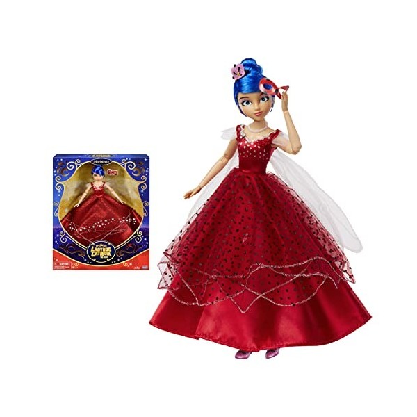 Bandai - Miraculous Ladybug et Chat Noir - Poupée - Ladybug - Marinette - Poupée Mannequin articulée 26 cm - P50014