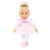 Bayer Design 93311AA poupée avec Cheveux, Anna Prima Ballerina, Fille, Poupon Musical, Interactive, Yeux dormeurs, Rose, 33 c