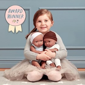 Battat BAB7214Z Poupons Jumeaux AA Garçon/Fille avec Accessoires - 35,56cm