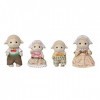 Sylvanian Families - Le Village - La famille Mouton - 5619 - Famille 4 figurines - Mini Poupées, Taille unique