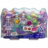 Coffret pour enchantimals océan 3 poupées + 3 Tortues + Accessoires : Famille Tinsley Tortue - Set Figurine Animal + 1 Carte 