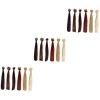 Gadpiparty 12 Pcs Poupée Perruque Couleur Perruques Les Poupées Américaines Flash Artisanat De Cheveux De Poupée Fabrication 