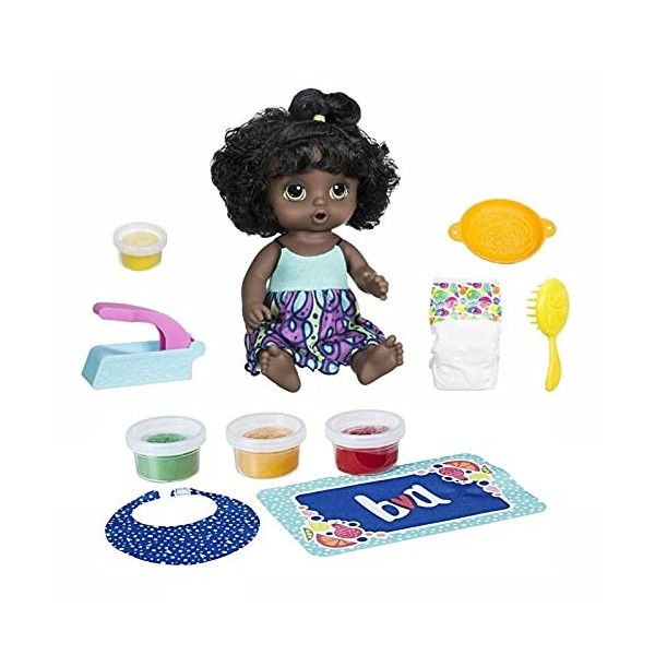 Baby Poupée Alive Miam Miam Les Bonnes pâtes avec Pack daccessoires