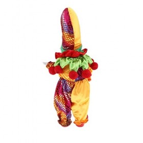 Folpus Modèle de Clown En Porcelaine Pieds Suspendus Poupée Clown Creative Home Decor, H