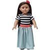 The New York Doll Collection Complète Tenue pour poupées Fille Mode Comprend - Robe Maxi et Bandeau - Convient 18 Pouces / 46