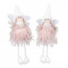 Toyvian 4 Pcs Ornements De Noël Décoration De Noël Poupée De Noël Jouet Bébé Poupée Filles Poupées Poupée Parure Adorable Pou