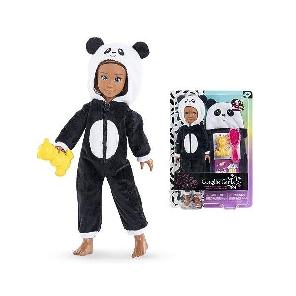 Corolle Girls - Coffret Melody Pyjama Party, poupée mannequin, 7 accessoires, 28cm , dès 4 ans, 9000600200