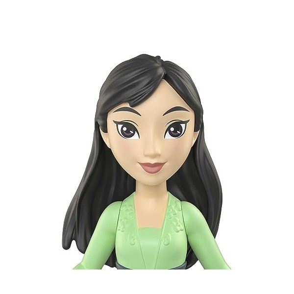 Disney Princesse Poupée Mini Mulan 9 cm pour Filles à partir de 3 Ans