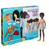 Creatable World Kit Complet, poupée personnalisable aux cheveux bruns avec vêtements et accessoires, jouet pour enfant à part