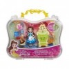 Set Belle et la bete : Mini-Poupee Belle avec Armoire + 1 Accessoire - Set Princesse + 1 Carte - pour Disney