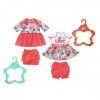 Zapf Baby Born Trend Baby Dresses 2 Ass. 43 cm Ensemble de vêtements pour poupée – Accessoires pour poupée Ensemble de vêtem