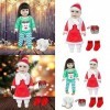 Vêtements et accessoires festifs pour poupées de 18 pouces pour filles 45 cm Tenue de Noël avec articulations à billes et bot