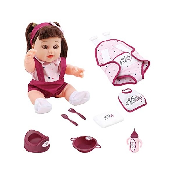 Poupées en vinyle - Accessoires de poupée renaissante - Poupées de bébés nouveau-nés, poupées de bébés réalistes en Silicone,