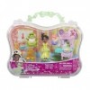 Coffret pour Disney Princess - poupée Tiana et lheure du café - Set Jouet Fille : Mini poupée et Accessoires + 1 Carte Tigre