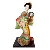 Siunwdiy 12 Pouces Mini-Japonais de Collection dart de poupée Geisha, avec Kimono Vintage Traditionnel, Cadeau créatif pour 