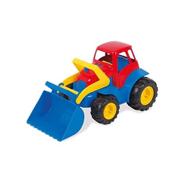 Dantoy Kids Toy Tractor with Rubber Wheels, Made in Denmark