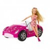 Simba - Steffi Love Voiture Cabriolet - Poupée Mannequin 29cm - Tenue Estivale - 105738332