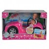 Simba - Steffi Love Voiture Cabriolet - Poupée Mannequin 29cm - Tenue Estivale - 105738332