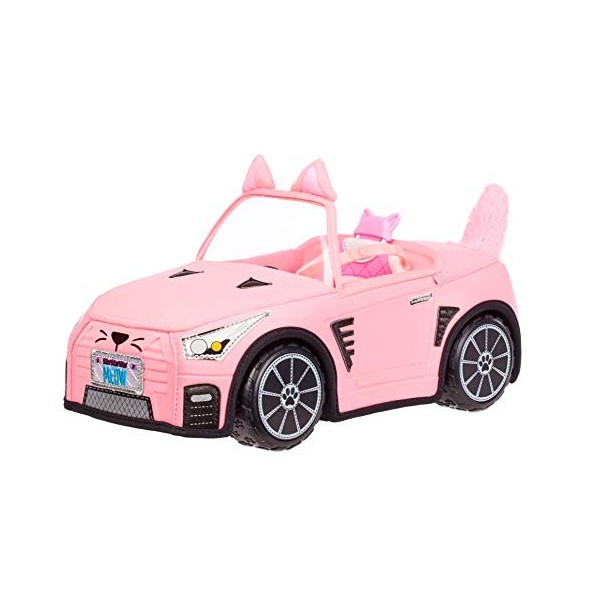 Na Na Na Surprise Peluche Cabriolet-Pink, Kitty Rose sur le Thème du Chat-Compatible avec toutes les Poupées Surprise Na-À pa