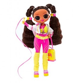 L.O.L. Surprise! OMG Sports Vault Queen – Poupée Mannequin Gym Artistique - avec 20 Surprises & Dressing, des Tenues, Accesso
