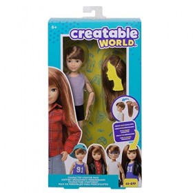Creatable World Coffret Découverte Personnages, poupée personnalisable aux cheveux roux, jouet pour enfant à partir de 6 ans,