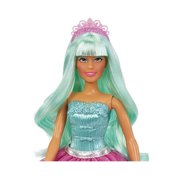 MGAs Dream Ella Candy Princesse - DREAMELLA - Poupée de 29 cm parfumée à la barbe à papa, avec étiquette à gratter & à senti