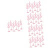 Toyvian 12 Pcs Poupée Cintre Robes Formelles pour Les Adolescentes Mini Porte-Vêtements Cintre en Plastique Support DAfficha