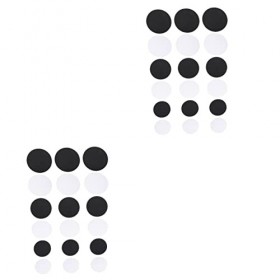 Abaodam 36 Pièces Fond dargile Base De Modèle De Poupée Base Dartisanat en Argile Porte-modèle De Poupée Base De Sculpture 