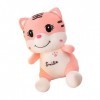 ibasenice 1 PC Tigre Souriant Rose Cadeaux dhalloween Décorations pour Bébé Jouets pour Bébés Jouet en Peluche du Nouvel an 