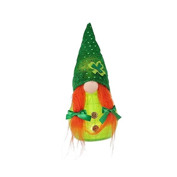 ibasenice 1 PC Poupée Poupée De Bureau Patricks Day Pâques Lapin GNOME Suédois GNOME Tomte Scandinave Tomte Nordique Gnomes S