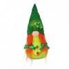 ibasenice 1 PC Poupée Poupée De Bureau Patricks Day Pâques Lapin GNOME Suédois GNOME Tomte Scandinave Tomte Nordique Gnomes S