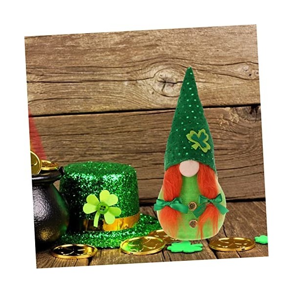 ibasenice 1 PC Poupée Poupée De Bureau Patricks Day Pâques Lapin GNOME Suédois GNOME Tomte Scandinave Tomte Nordique Gnomes S